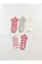Quality Pieces from Çelebi Store Embroidered Women's Booties Socks 5-Piece Set