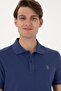 Us Polo Men's Light Navy Blue Polo Collar T-Shirt 2084151 - 2