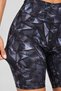 Women's High Waist Gathering Diving Fabric Shorts Leggings - 5