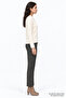 Handcrafted Polo Collar Long Sleeve Regular Knitwear Blouse - 4