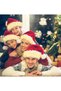 3pc 2026 Christmas Hat, LED Santa Hat, Adult Christmas Hat, Santa Hat, Red Plush Christmas Hats for Christmas, New Year, Holiday Party - 8