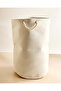 Beige Printed Laundry Hamper - 4