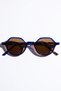 Paula Navy Leopard Brown Sunglasses - 4