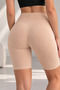 Women's High Waist Gathering Diving Fabric Shorts Leggings - 5