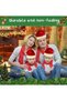 Christmas Hat, LED Santa Hat, Red Plush Side Luminous Santa Hat with Cuddly Soft Bobble Children Santa Hats for Christmas, New Year, Holiday Party - 6