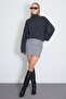 Elastic Waist Mini Skirt