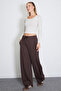 Tie-Waist Baggy Sweatpants - 4