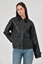 Women's coat women's faux leather short coat