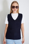 V-neck knit sweater - 5