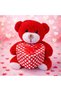 1 Piece Plush Bear with Heart Box – Red Heart Gift Bear, Plush Toy, Gift for Lover, Gift Bear - 2