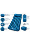 alltec Inflatable Sleeping Pad with quick inflation, extra-thick comfort, durable puncture resistance, lightweight foldable design for camping, hiking, travel and picnics blue - 3