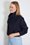 Casual Polo Collar Jacket with Hidden Zipper and Snap Buttons - 7