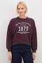3 Threaded Unprinted 1875 Printed Oversize Sweatshirt - 3
