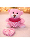 3 Boxed Pink Teddy Bears – Plush Heart Boxed Gift Bear, Special Boxed Teddy Bear for Lovers, Romantic Gift - 3