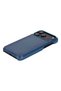 Bloomcase Vectra Chambray Blue iPhone 18 Pro Magsafe Genuine Leather Case - 7