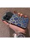 Poco F8 Pro 5g Compatible Silicone Edge Hard Back Case Phone Case with Iznik Porcelain Pattern - 2