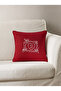 Red Romance Letter Embroidered Throw Pillow Cover 45X45 cm Decorative Throw Pillow Cover