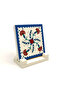 Ottoman Iznik Tile Pattern Printed Natural Stone Tabletop