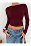 Women's Halter Neck Blouse with Detailed Back Cutout - 2