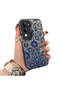 Vivo Y29S Compatible Silicone Edge Hard Back Case Phone Case with Patterned Iznik Tile Design