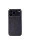 Bloomcase Vectra Obsidian Black iPhone 18 Pro Magsafe Genuine Leather Case - 2
