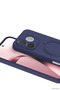 Spt-Gld Newface Honor 600 Lite Regal Magsafe Stand Cover (135718) - Navy Blue - 2