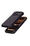Bloomcase Vectra Obsidian Black iPhone 18 Pro Magsafe Genuine Leather Case - 8