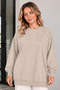 Embroidered Mercerized Tunic N3315 Stone Color