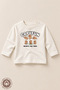 Unisex Printed 100% Cotton Oversize Long Sleeve Tshirt Baby-Child