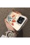 Realme C53 Compatible Silicone Edge Hard Back Case Tulip Pattern Couple Phone Case - 4