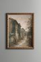 Vineyred Street - Vintage Patterned Painting - Fine Model