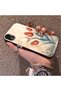 حافظة هاتف متوافقة مع iPhone XR مصنوعة من السيليكون ذات حافة صلبة وخلفية صلبة بنمط زهرة التوليب للزوجين - 2