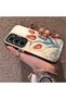 Infinix Hot 60 5g Compatible Silicone Edge Hard Back Case Tulip Pattern Loving Couple Phone Case - 2