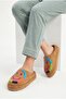 Women'S, Velvet, Smiling Face Figured, Wool Inside, Silent Sole House Slippers - 3