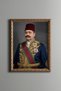 Talat Pasha Portrait - Vintage Patterned Painting - Fine Model