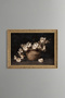 White Flowers in a Clay Vase - Vintage Patterned Painting - Fine Model
