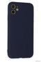 Spt-Gld Newface iPhone 11 Case Nano Velvet Silicone (143529) - Navy Blue - 3