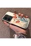 Redmi 13X Compatible Silicone Edge Hard Back Case Tulip Pattern Couple Phone Case - 2
