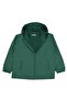 Civil Boys' Basic Raincoat with Fleece Lining |   Micro Long Sleeve Hoodie - Green - 4