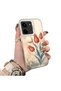 For Redmi 15C 5g Compatible Silicone Edge Hard Back Case Tulip Pattern Lover Couple Phone Case