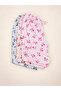 Women's Patterned Cotton Single Bottom Capri Below Knee 3-Piece Pajamas - 3