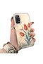 حافظة هاتف Redmi Note 11 Pro متوافقة مع حافظة خلفية صلبة من السيليكون بنمط زهرة التوليب للزوجين
