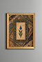 Blue Tulip Motif - Vintage Patterned Painting - Fine Model