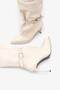 Urimas Women's Heeled Boots - Ecru Kertenkele - 7