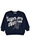 Civil Boy's Tigers Printed Sweatshirt |   2 Thread Long Arm |   School Nursery and Daily Use - Navy Blue