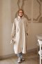 Trench Coat with Stone Side Buttons and Zipper - 2