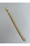 Special Series Zircon Stone Bar Xp Thick Gold Color Bracelet - 5