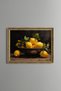 Lemons in a Copper Bowl - Vintage Patterned Painting - Fine Model