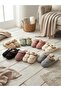 Women's House Slippers |   Wool Plush Slippers |   Patterned Half-Closed Lightweight Non-Slip Sole - 2