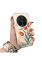 Vivo X200 Pro Compatible Silicone Edge Hard Back Case Tulip Pattern Lover Couple Phone Case